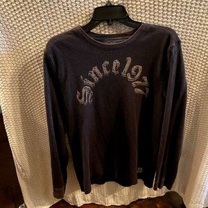 Long Sleeve Men's Vintage Slim Fit